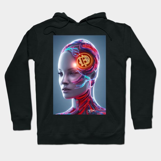 Blockchain Ethermind Series 31 Hoodie by Benito Del Ray